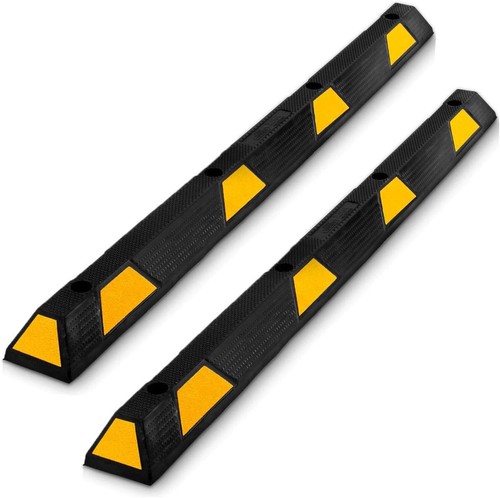 Rubber parking curb block - rubber,